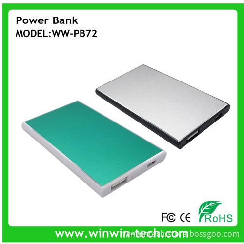 New and Portable Ultrathin Aluminum 2200mAh Power Bank